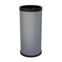 Posacenere autoestinguente coperto da terra diametro 31 cm H 72 cm grigio - 23954