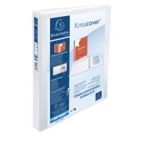 Raccoglitore personalizzabile Kreacover 4 anelli a D 25 mm A4 maxi bianco Exacompta 51846E - 23711
