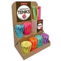 TemperamatiteTenks Glitter e Righe 16 cm colori assortiti display Voila 48 pezzi totali - 25191