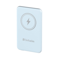 Power Bank Wireless Magnetico 5000 mAh - blu - Verbatim - 32242 - 23942322429 - DMwebShop
