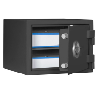 Armadio di sicurezza linea mt - 405 x 385 x 300 mm - grigio scuro - Security Italia - 112325-60000 - DMwebShop