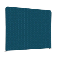 Divisorio in tessuto Wall Decor - 200 x H 150 cm - blu-rombi azzurri - Studio T - 1110132 - DMwebShop
