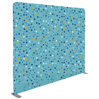 Divisorio in tessuto Wall Decor - 200 x H 150 cm - azzurro-bolle - Studio T - 1110133 - DMwebShop