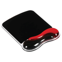 Tappetino Duo Gel - per mouse - rosso-fumo - Kensington - 62402 - 636638006246 - DMwebShop