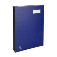 Libro firma - 20 pagine 24 x 35 cm - blu - Exacompta - 57022E - 3130630570226 - DMwebShop