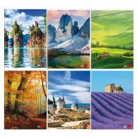 Maxiquaderno Paesaggi fantasia - A4 - 40+2 fogli - 80 gr - 1 rigo - conf. 10 pezzi - BM - 0110416 - 8008234104169 - DMwebShop