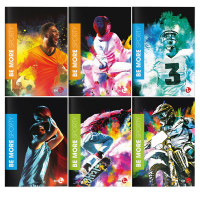 Maxiquaderno Be More Sport - A4 - 36+2 fogli - 100 gr - 1 rigo - conf. 10 pezzi - BM - 0122402 - 8008234224027 - DMwebShop