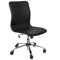 Poltrona direzionale Euterpe cromo EPDCSB - senza braccioli - nero - Unisit - EPDCSB/KN - DMwebShop