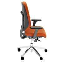 Poltrona semidirezionale Atlantia AAAA - con braccioli regolabili - ruggine - Unisit - AAAA/BR3D/LRU - DMwebShop