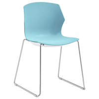 Seduta attesa No Frill NFS - senza braccioli - celeste - Unisit - NFS/IC - DMwebShop