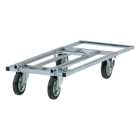 Carrello da lavoro - con manici pieghevoli - 250 kg - zincato - Tecnotelai - C037Z - DMwebShop