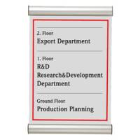 Porta targa appendibile Door Sign - A4 - 21 x 30 cm - Tecnostyl - 1012824H000 - 8010026012903 - DMwebShop