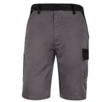 Bermuda da lavoro M1BE2 - taglia XL - twill-poliestere-cotone - grigio - Deltaplus - M1BE2GRXG - 3295249289935 - DMwebShop