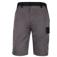 Bermuda da lavoro M1BE2 - taglia XL - twill-poliestere-cotone - grigio - Deltaplus - M1BE2GRXG - 3295249289935 - DMwebShop