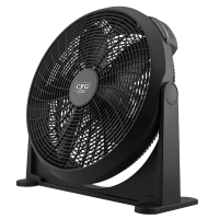Ventilatore Black Circle 50 - da terra e a parete - 70 W - Ø 50 cm - 58,5 x 22 x 60 cm - Cfg - EV078 - 8016818109288 - DMwebShop