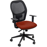 Seduta operativa Hubble HUHU - 4 blocchi - con braccioli regolabili - arancione - Unisit - HUHU/BR/GA - DMwebShop