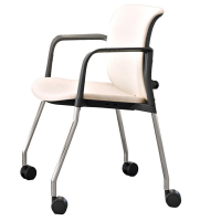 Seduta attesa Nik NIC4R - con braccioli inclusi - beige - Unisit - NIC4R/SBE - DMwebShop