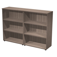 Coppia mobili medi Elegance - 180 x 45,3 x 126,2 cm - noce toscano - Artexport - 235C-62/N - DMwebShop