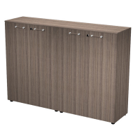 Coppia mobili medi Elegance - con ante - 180 x 45,3 x 126,2 cm - noce toscano - Artexport - 235C-62-69/N - DMwebShop