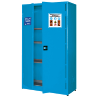 Armadio di sicurezza - per liquidi chimici - 107,5 x 50 x 185 cm - blu - Carvel - ARM001C - DMwebShop
