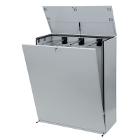 Portadisegni verticale - con serratura - 115 x 53 x 139,5 cm - metallo - grigio chiaro - Tecnotelai - D7300 - DMwebShop