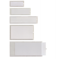 Portaetichette adesive Iesti - A1 - 24 x 63 mm - trasparente - conf. 10 pezzi - Sei Rota 321111