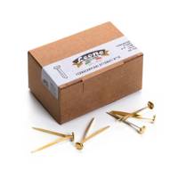 Fermacampioni ottonati - lunghezza 50 mm - n. 10 - Leone - conf. 100 pezzi - Leone dell'era - FC10 - 8007979003065 - DMwebShop