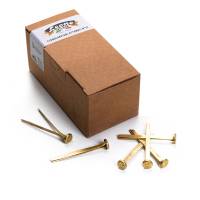 Fermacampioni ottonati - lunghezza 70 mm - n. 12 - Leone - conf. 100 pezzi - Leone dell'era - FC12 - 8007979003072 - DMwebShop
