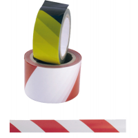 Nastro adesivo di sicurezza - 50 mm x 25 mt - rosso-bianco - Viva - 1620-R/B - 8014035031610 - DMwebShop