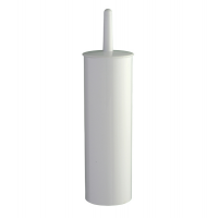 Portascopino Basica - da terra - ABS - Ø 10,3 cm - altezza 39,5 cm - bianco - Medial International 104100
