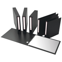 Portatabulati KM UNI - con custodia - 12 x 28 cm - dorso 5 cm - nero - Rexel - King Mec - PKM2800 - 5028252505772 - DMwebShop