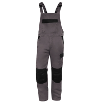 Salopette da lavoro M1SA2 - taglia M - twill-poliestere-cotone - Grigio - Deltaplus - M1SA2GRTM - 3295249289515 - DMwebShop