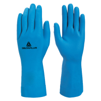 Guanti chimici VE440 - per acidi e industria alimentare - taglia 6-7 - lattice - Blu - Deltaplus - VE440BL06 - 3295249046828 - DMwebShop