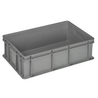 Cassa industriale Europa - 60 x 40 x 17 cm - 32 lt - PP - Grigio - Mobil Plastic - Mobilplastic - 4417-GRI - 8004331441718 - DMwebShop