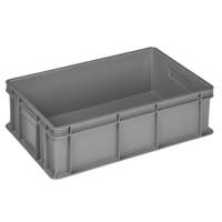 Cassa industriale Europa - 60 x 40 x 17 cm - 32 lt - PP - Grigio - Mobil Plastic - Mobilplastic - 4417-GRI - 8004331441718 - DMwebShop