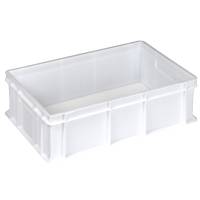 Cassa alimentare Europa - 60 x 40 x 17 cm - 32 lt - HDPE - neutro - Mobilplastic - 4417-N - 8004331441701 - DMwebShop