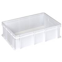 Cassa alimentare Europa - 60 x 40 x 17 cm - 32 lt - HDPE - neutro - Mobilplastic - 4417-N - 8004331441701 - DMwebShop