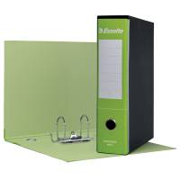 Registratore Essentials G75 - dorso 8 cm - protocollo 23 x 33 cm - Verde chiaro - conf. 6 pezzi - Esselte - 390775600 - 8004157577561 - DMwebShop