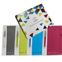 Notebook Monocromo - con penna a sfera Jotter Parker - 148 x 201 mm - a righe - colori assortiti - Pigna - 023336300 - 8005235217218 - DMwebShop