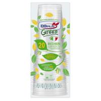Bicchiere birra in PLA - 390 ml - trasparente - Green - conf. 20 pezzi - Dopla - 22708 - 8005090022453 - DMwebShop