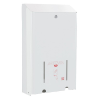 Dispenser assorbenti Artemis - 2 colonne - metallo verniciato - bianco - Mar Plast - A975LASM - 8020090114489 - DMwebShop