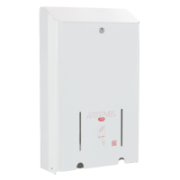 Dispenser assorbenti Artemis - 2 colonne - metallo verniciato - bianco - Mar Plast - A975LASM - 8020090114489 - DMwebShop