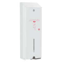Dispenser assorbenti Artemis - 1 colonna - metallo verniciato - bianco - Mar Plast - A976LASM - 8020090115417 - DMwebShop