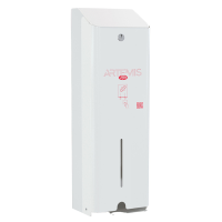 Dispenser assorbenti Artemis - 1 colonna - metallo verniciato - bianco - Mar Plast - A976LASM - 8020090115417 - DMwebShop