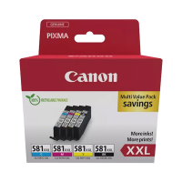 Cartuccia ink Multipack - BK-C-M-Y - CL-581XXL - Canon - 1998C007 - 8714574679068 - DMwebShop