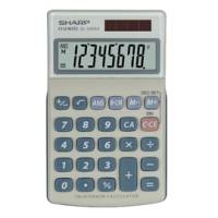 Calcolatrice tascabile - bianco-grigio - 8 cifre - Sharp - EL240SAB - 4974019023366 - DMwebShop