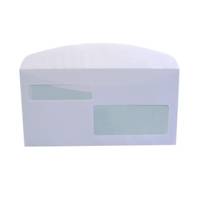 Busta doppia finestra - lembo gommato - 11,5 x 22,7 cm - 80 gr - bianco - conf. 500 pezzi - Blasetti - 112 - 8007758041127 - DMwebShop
