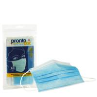 Mascherina chirurgica monouso - tipo IIR - 3 veli - celeste - conf. 10 pezzi - Prontodoc - 4178 - 8000957417809 - DMwebShop