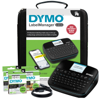 Promo pack etichettatrice Label Manager 160 - 3 nastri D1 - 12 mm - nero-bianco inclusi - Dymo - 2202121 - 71701063779 - DMwebShop