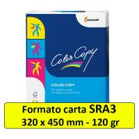 Carta Color Copy - 320 x 450 mm - 120 gr - bianco - Sra3 - conf. 250 fogli - Mondi - 6334 - 9003974414553 - DMwebShop - 2